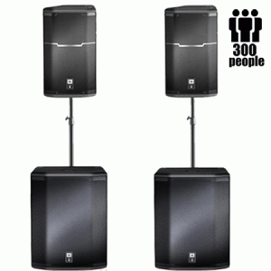 Sound System 300 - Up To 300 People