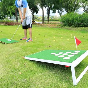 74bc8c767232e349d9a32b02770bb69a 1400x - Golf Pong Cornhole Game Set